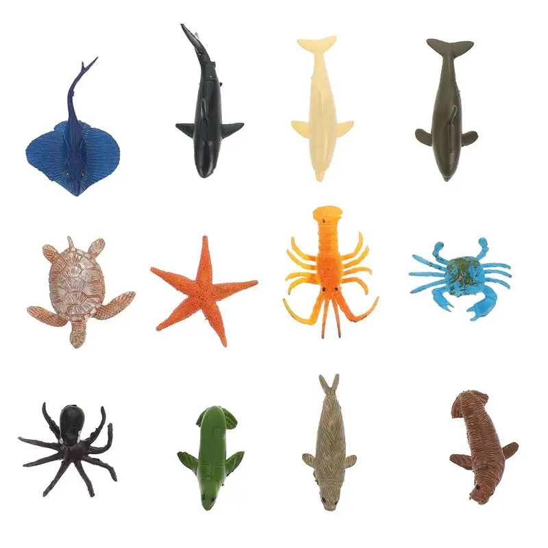 

1 Набор, моделирующие морские живые модели, креативные морские животные, модели, украшения