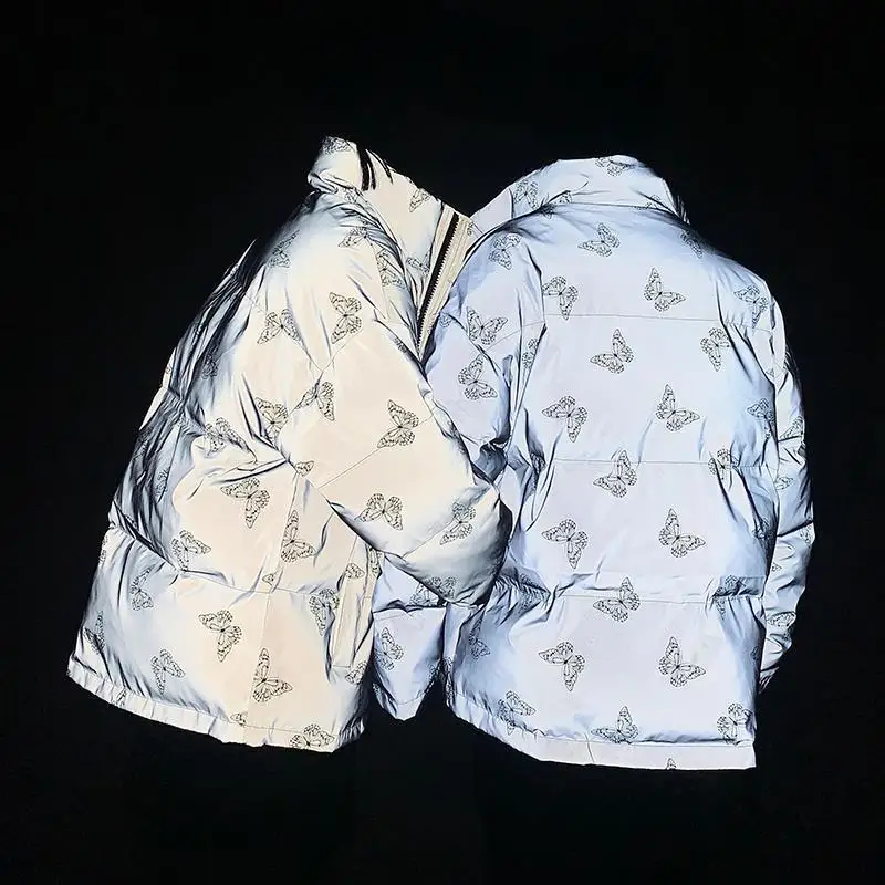 Coat Men's Winter Couples Tide Brand Plus Size Cotton Clothing Korean Version of The Trend of Thick Padded Jacket Winter Coats