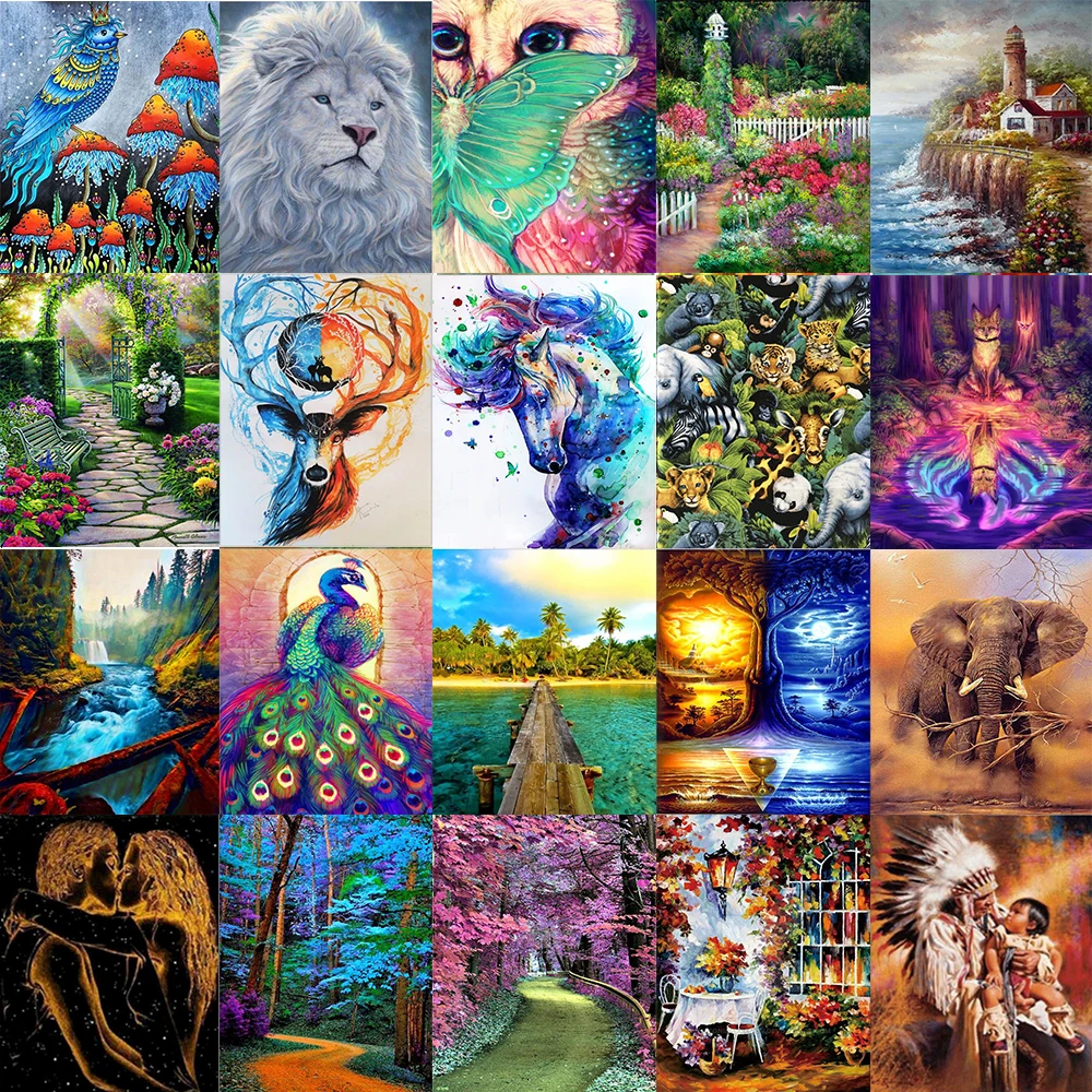 

5D алмазная живопись, вышивка, полная круглая животная, фотокартина, вышивка крестиком, ручная работа