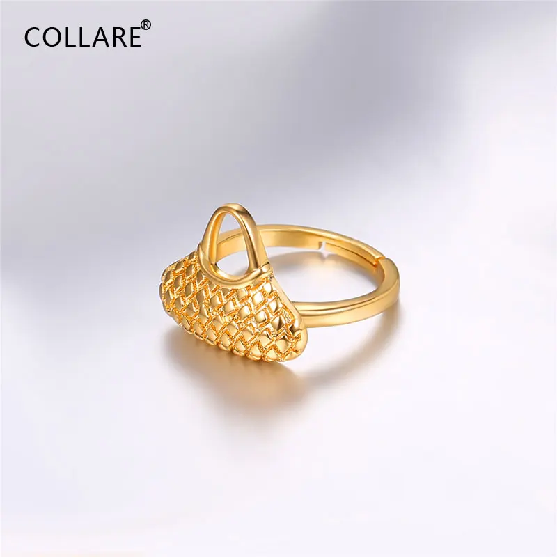 

Collare Bilum Bag Ring For Women Gold Color PNG Traditional Gift For Men Papua New Guinea Jewelry R010