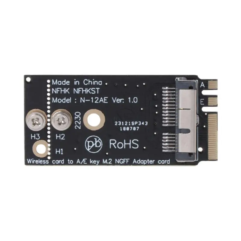 BCM94360CS2 BCM943224PCIEBT2 A/E ключ NGFF M.2 модуль адаптера 12 + 6-контактный Беспроводной Wi-Fi