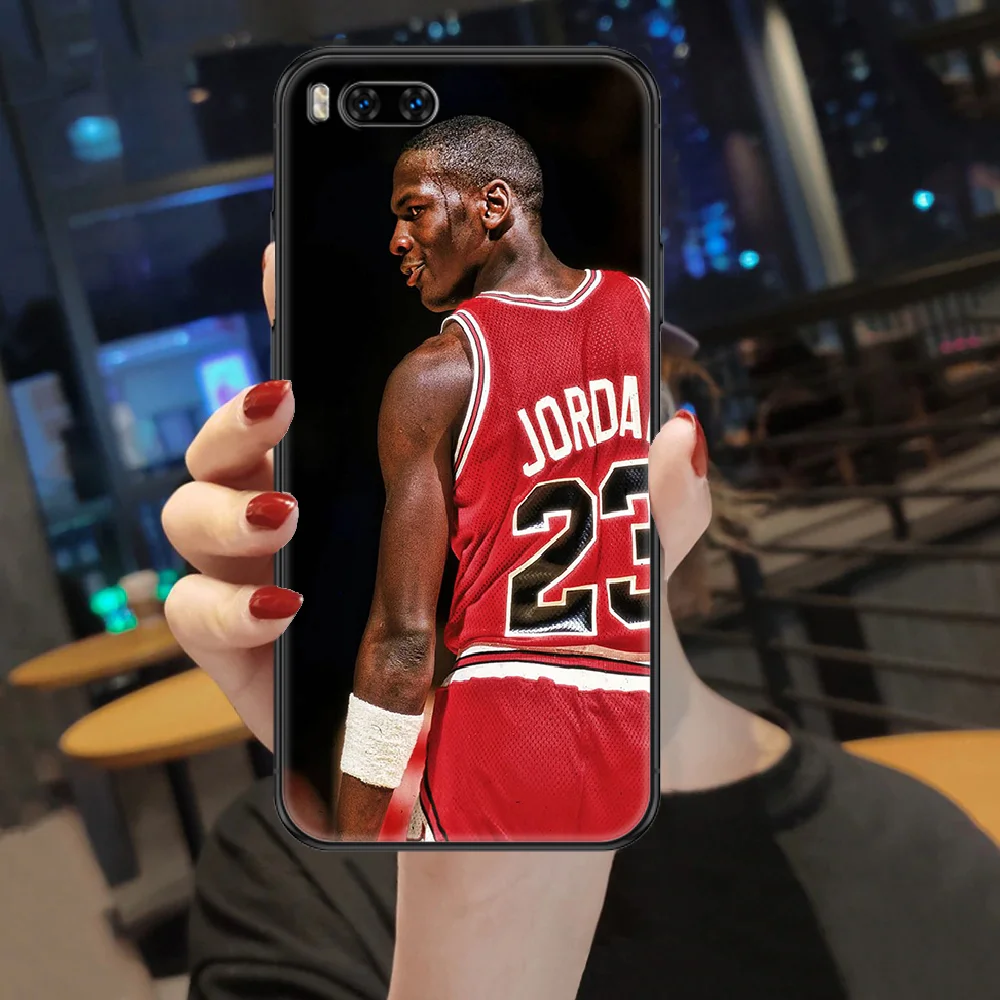 

Basketball 23 Jordan Phone case For Xiaomi Mi Max Note 3 A2 A3 8 9 9T 10 Lite Pro Ultra black fashion shell tpu funda trend