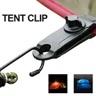 Большой зажим для палатки, ветрозащитный нейлоновый крючок для навес для кемпинга, с зажимом для крючка, дополнительный зажим для укуса акулы