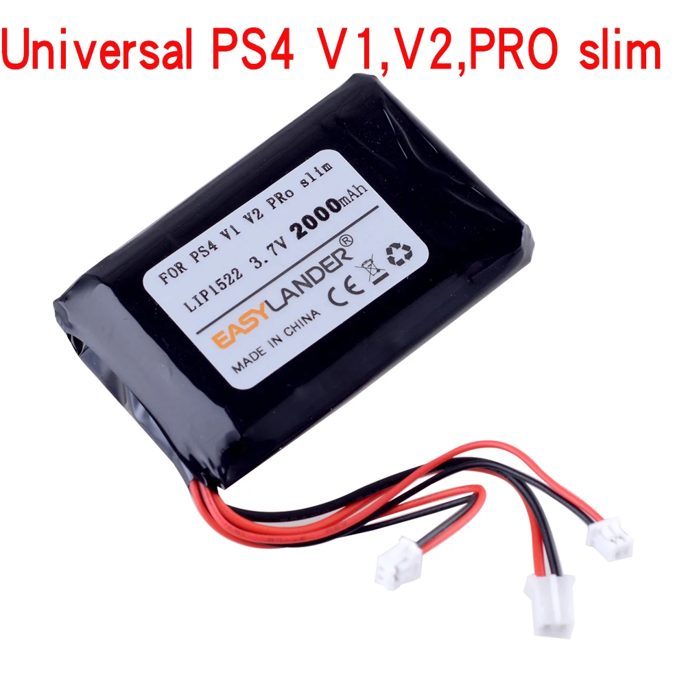 

2000mAh Battery For SONY Wireless Controller Playstation GamePad 4x PS4 V1 V2 PS4 PRo slim LIP1522 CHU-ZCT1H ZCT1E ZCT2 ZCT2U