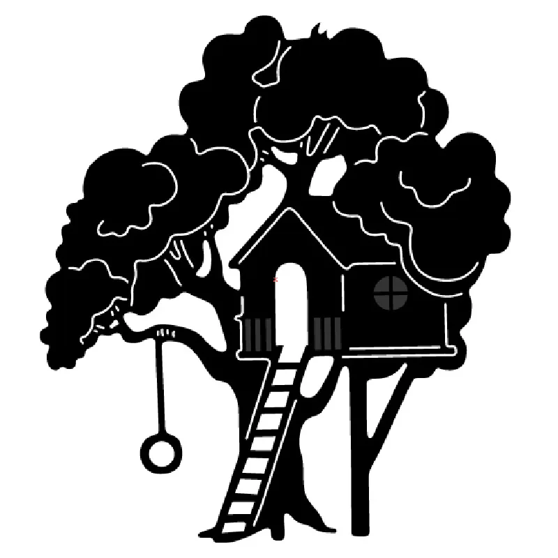 

Mystical Forest Tree House Metal Cutting Dies for DIY Scrapbooking Album Paper Cards Decorative Crafts Embossing Die Cuts 2020