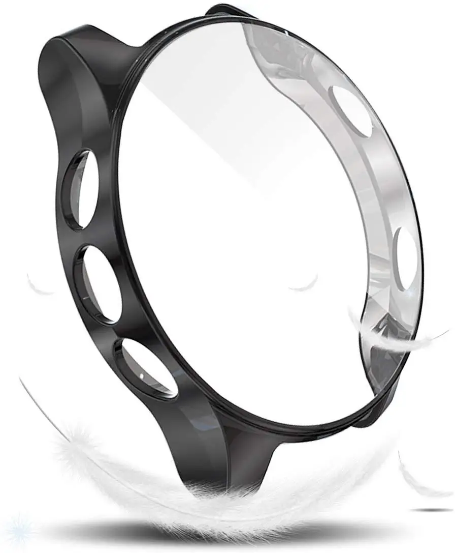 Черный Ультра-тонкий чистый ТПУ защитный чехол для Garmin Forerunner 945 935 Смарт часы носимые защитные аксессуары Чехлы - Цвет: Черный