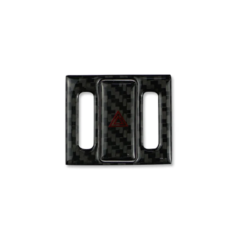 

Real Carbon Fiber Interior Emergency Light Trim Stickers Car Accessories Interior Frame Decoration For Mazda CX4 CX-4 Axela 2018