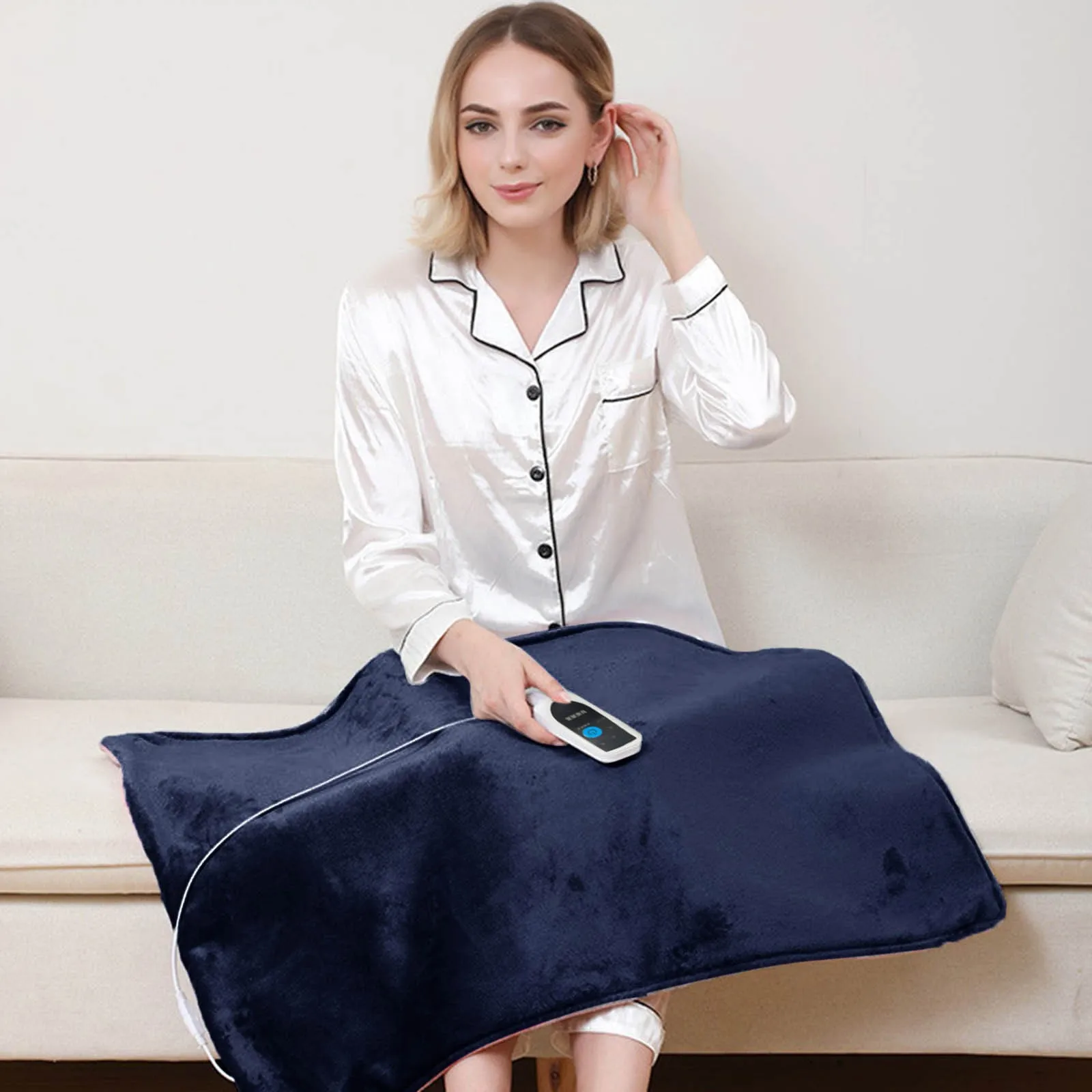 

Multi Function Portable Usb Electric Heated Blanket Car Office Use Warm Blanket Heater Winter Home Baby Flannel Carpet 60×80cm