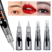 safety makeup microblading needles eyebrow lip tattoo needle cartridges semi body permanent makeup accessories tools supplies