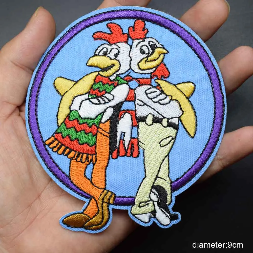 Большие размеры Lospollos Hermanos Walt белые вышитые нашивки для одежды с надписью во все