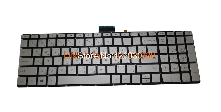 Клавиатура для ноутбука hp для ENVY 15-U000 15-U001XX 15-U010DX 15-U050CA 15-U110DX 15T-U000 серебро 774608-001 776250-001 аккумулятор большой емкости