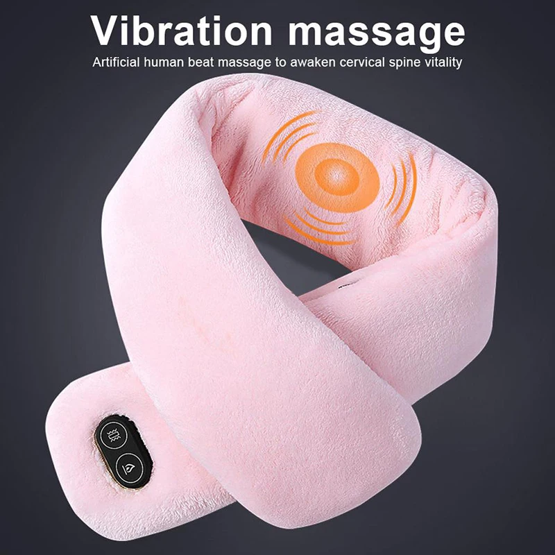 USB Heating Scarf Women Men Thick Warm Electric Heated Neck Warmer Scarf For Outdoor Camping Hiking Cycling New