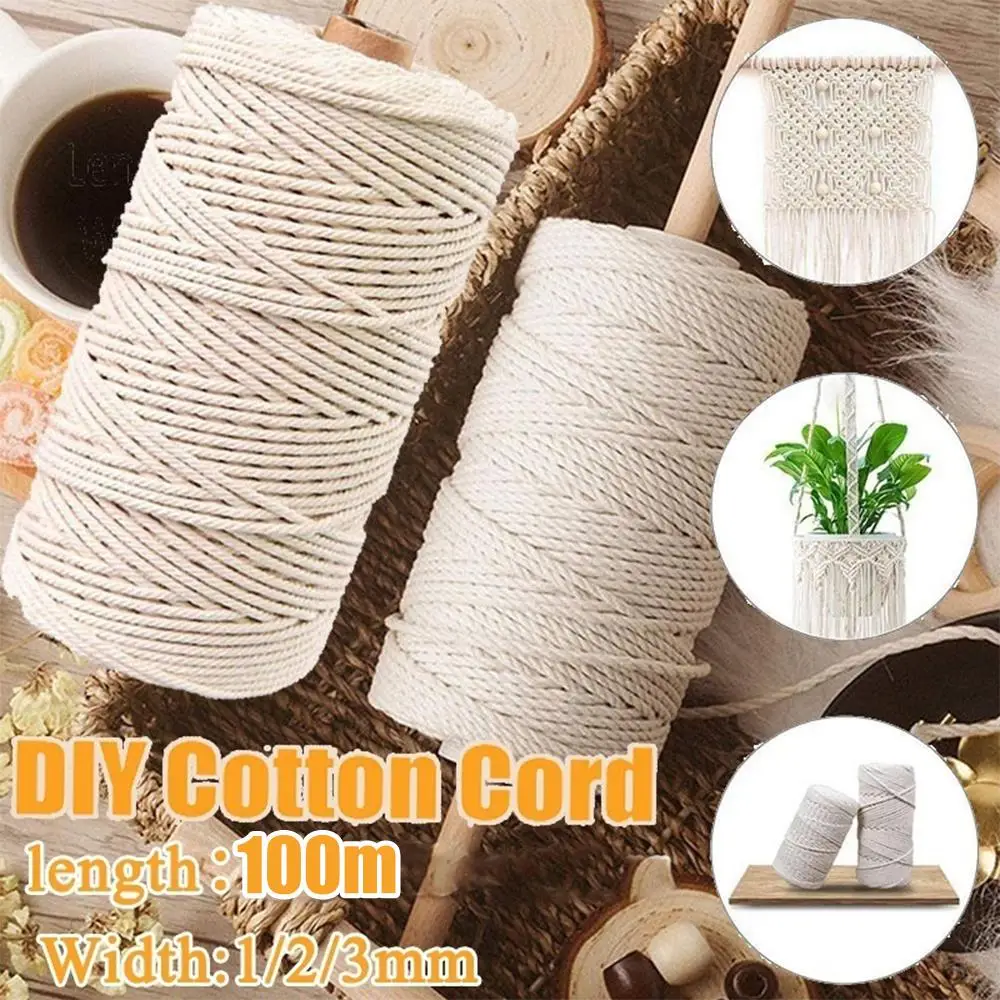 Twine String Dreamcatcher Diy Craft Cord Decoration Photo Wall Gift Box Linen Rope Home Handmade Decor Yarn Cotton | Дом и сад