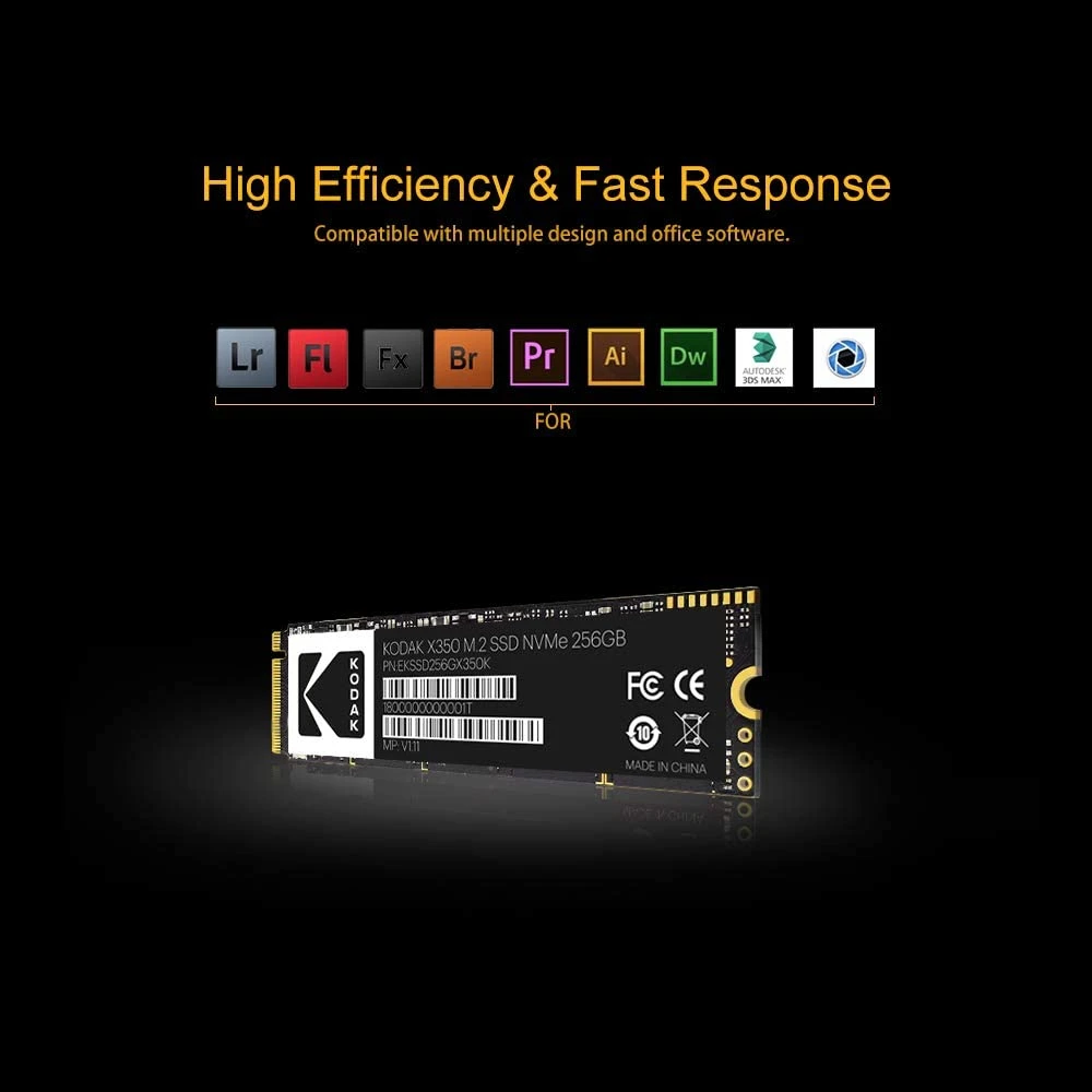 Твердотельный накопитель Kodak ssd m2 nvme PCIe 1 ТБ 256 ГБ 512 внутренний жесткий диск M.2 2280