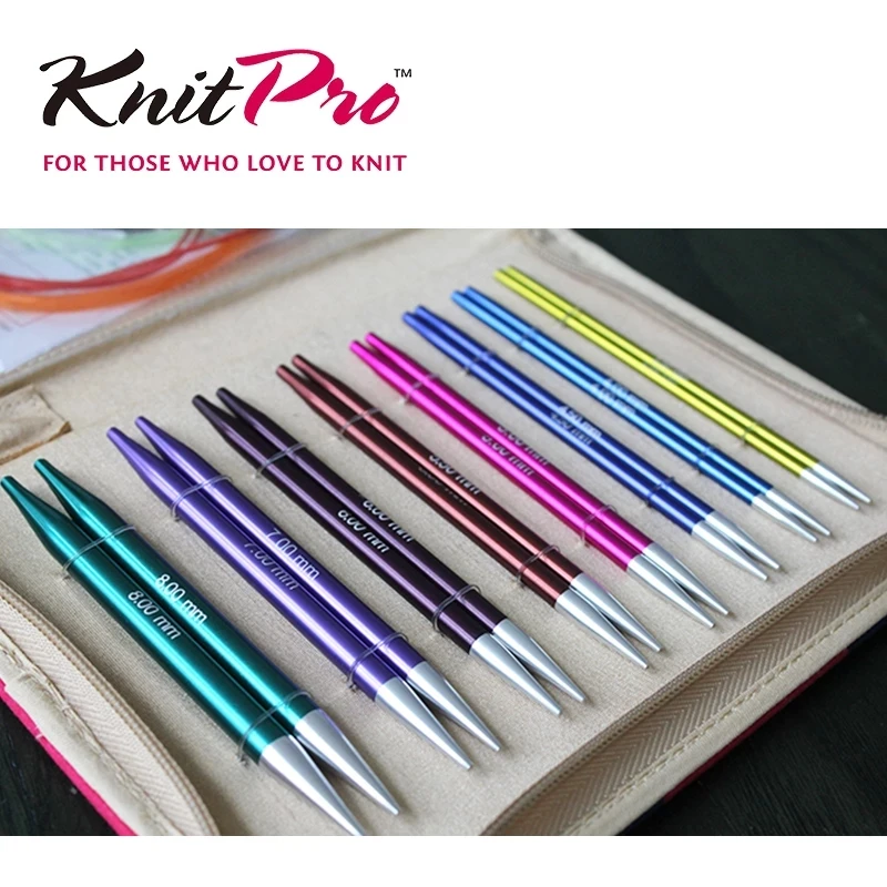 Набор сменных круговых спиц для вязания Knit Pro Zing | Дом и сад