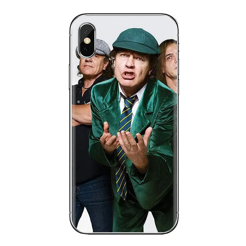 Музыкальный ремешок ACDC AC DC Malcolm Angus чехлы для телефонов Xiaomi Mi3 samsung A10 A30 A40 A50 A60 A70 Galaxy