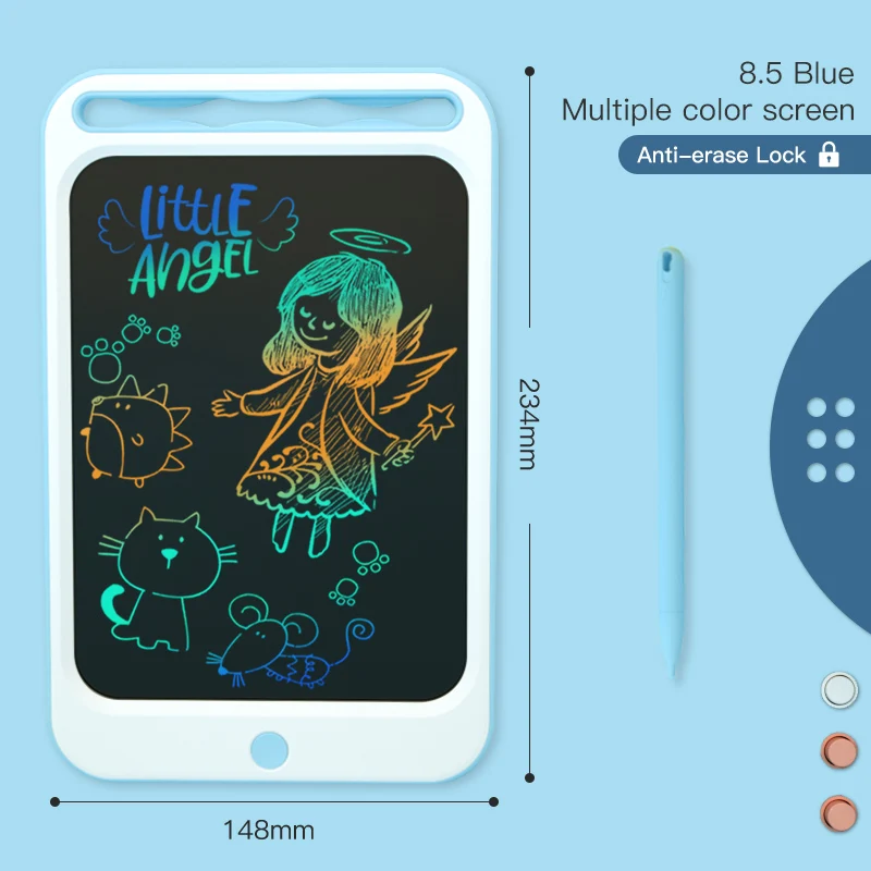 ZJ15-C blue Beiens 8.5-12 inch доска для рисования, игрушка планшет для рисования, игрушки для детей, магнитный планшет - Цвет: ZJ15-C blue