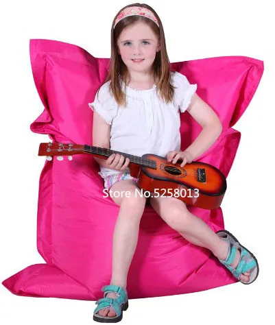 Pink 4 футов Jaxx Pillowsak Jr. На открытом воздухе младшей мешок фасоли, дети погремушка диванную подушку-водонепроницаемый, пыленепроницаемый, Цвет водоотталкивающей пропиткой - Цвет: Pink