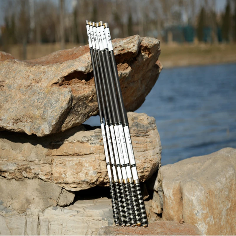 Телескопическая рыболовная удочка Goture сверхтвердая Удочка из углеродного