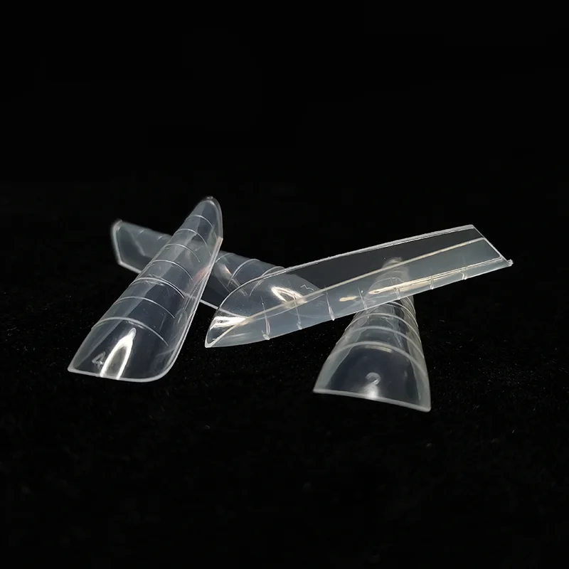 Двойной формы для наращивания ногтей толстовка с длинными/половина крышка