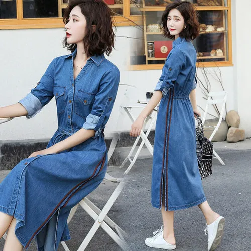 Корейские однобортные Платья А силуэта повседневное короткое платье с v образным