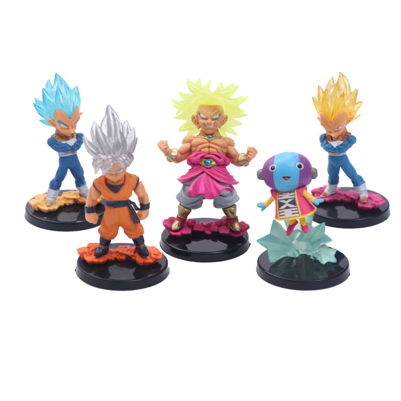 Аниме Кукла Dragon Ball Z Son Goku Frieza Gogeta Vegeta IV Супер Saiyan ПВХ Ограниченная серия QLZ игрушки