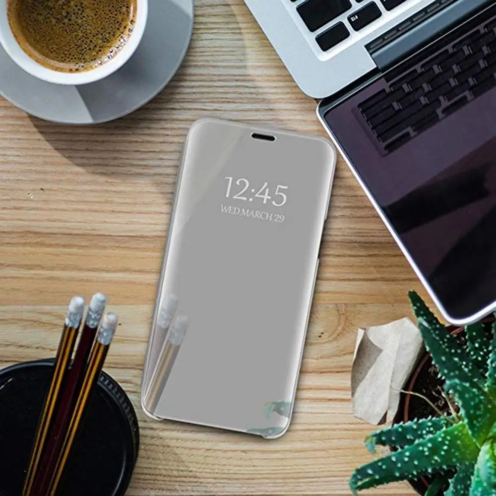 Умный зеркальный чехол для телефона samsung Galaxy S10 S10PLUS S10LITE S9 S9PLUS S8 S8PLUS Note10 9 Note10PRO Note9