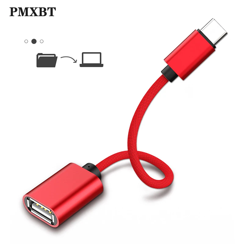 Многофункциональный OTG кабель USB Type C адаптер папа к 2 0 Женский для MacBook Pro Samsung Huawei