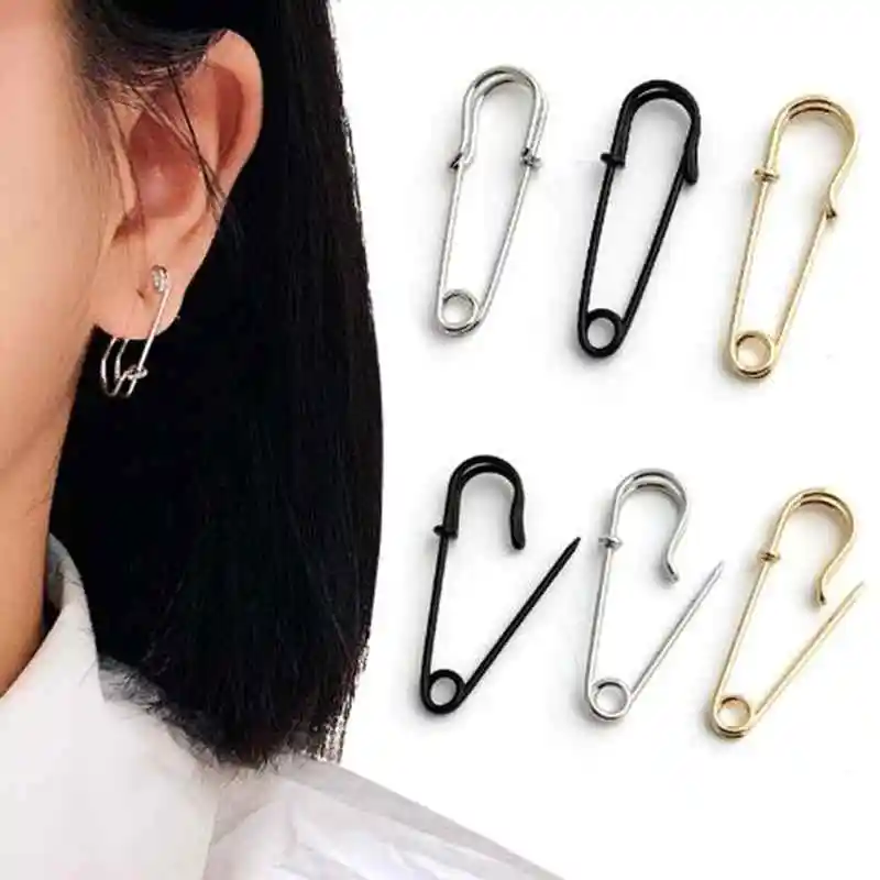 Длинные серьги гвоздики в готическом стиле с Шармами|Серьги-кольца| |