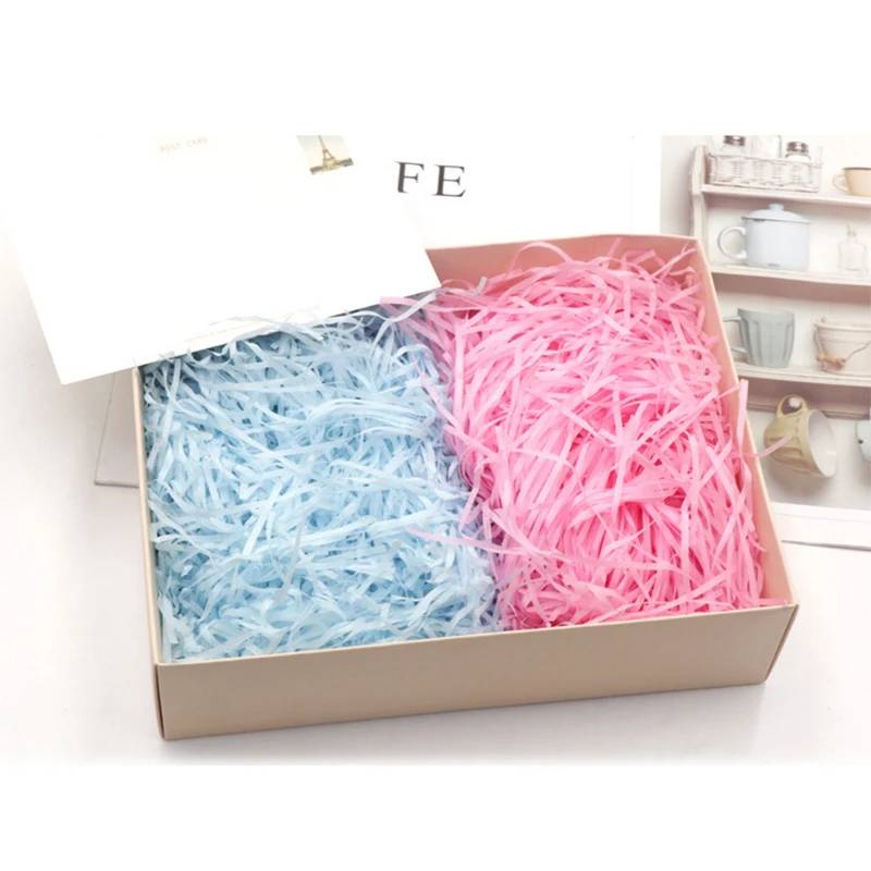 100 г измельченная цветная бумага со складками для оформления вечеринки