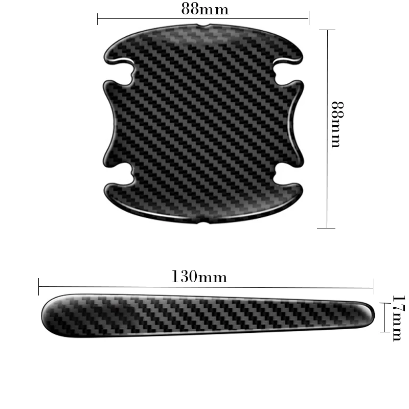 Чехол для дверной ручки автомобиля 8 шт. защитная пленка Nissan March Terrano Skyline Juke X-trail 2021