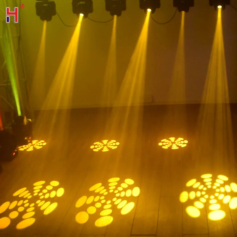 Flight Case With 60W Mini Led Dmx Gobo Moving Head Spot Light For Club Dj Stage Lighting Party Disco Wedding Event | Лампы и освещение