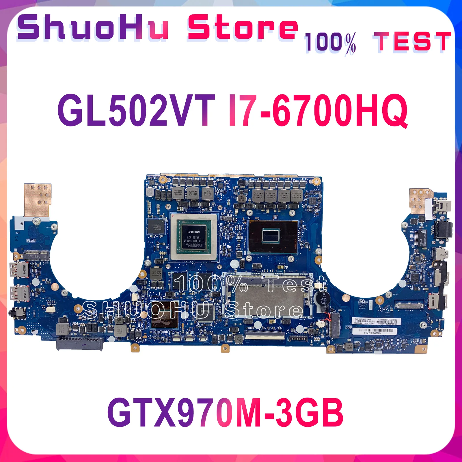 Материнская плата KEFU ROG GL502VT для ноутбука ASUS GL502VM GL502VY рабочая оригинальная