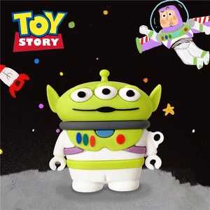 silicone toy story buzz airpods case disney anime cartoon wireless earphones protection cover free global shipping