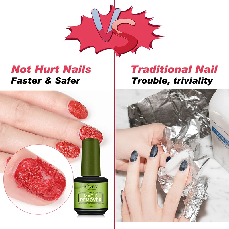 

15ml Unloading Nail Glue Top Coat Gel Net Red Nails Remover Nail Glue Nail Polish