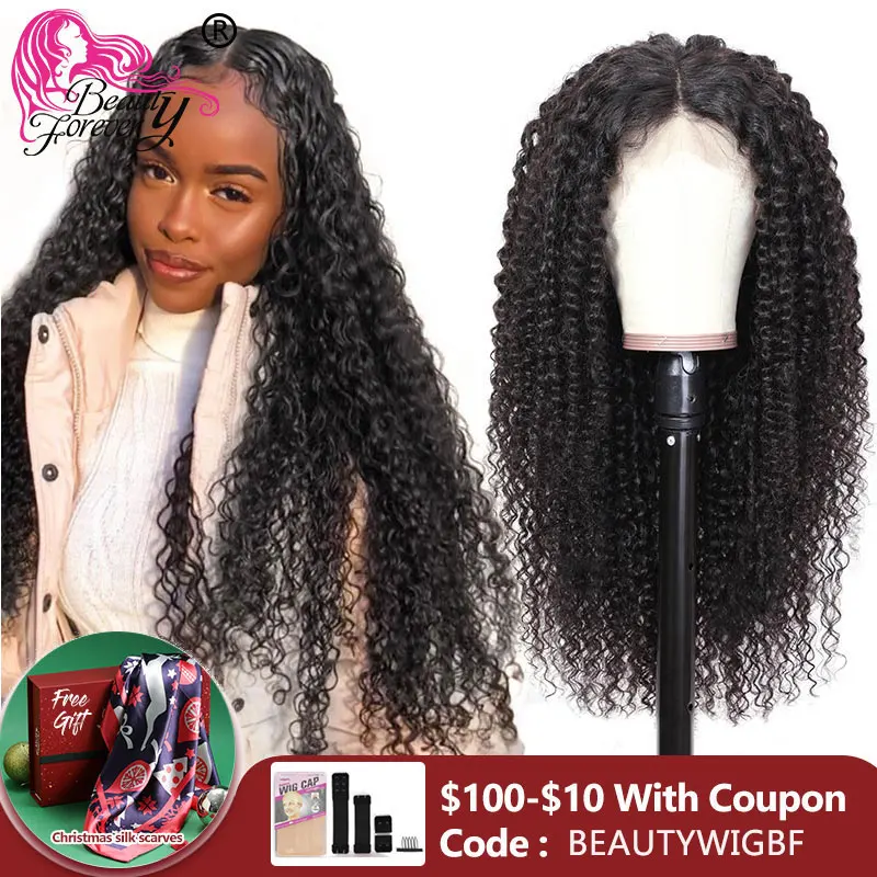 BeautyForever малазийские кудрявые волосы 13*4/6 парики на кружеве Remy человеческие волосы высокое соотношение 360 парики на кружеве 150%/180% Плотность