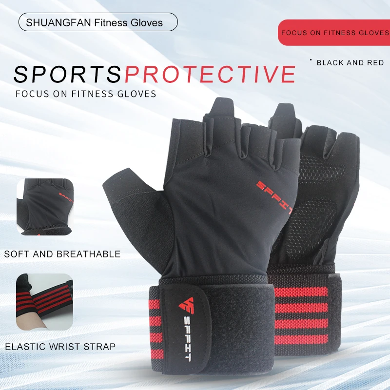 

Half Finger Sports Gym Gloves Weight Lifting Women Man Gym Hand Gloves Training Gym Gloves 2021 Hot Selling