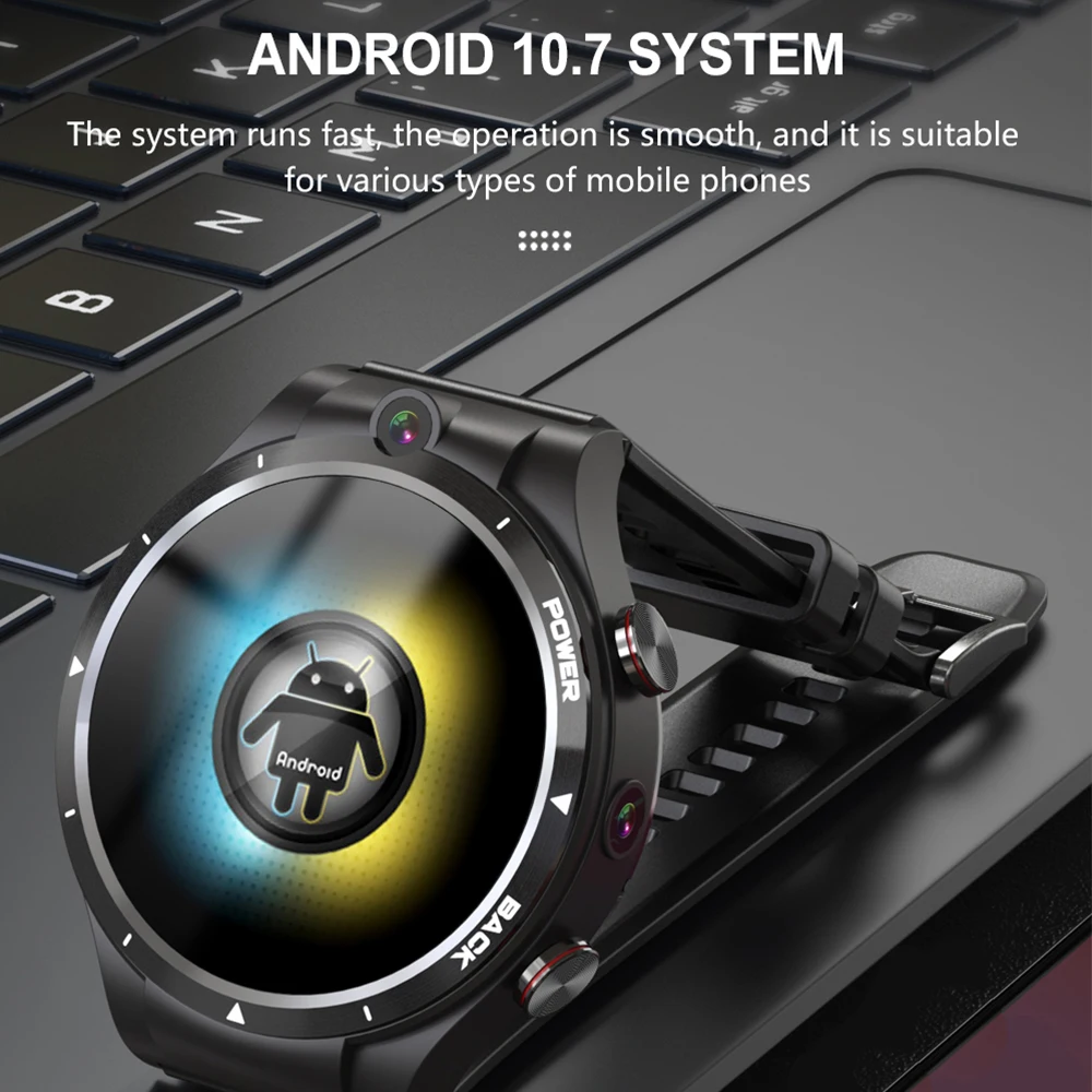 Мужские Смарт часы LEMFO LEM15 4G Android 10 7 128 Гб ПЗУ большой аккумулятор 900 мАч смарт с GPS
