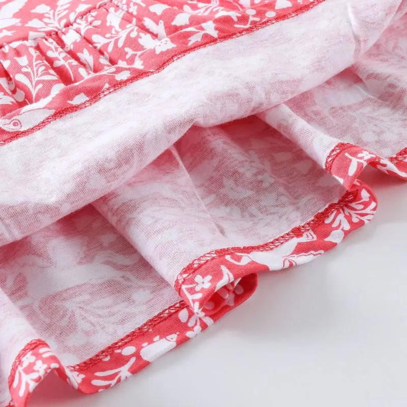 2019 летнее милое Хлопковое платье для маленьких девочек Новое Модное детское