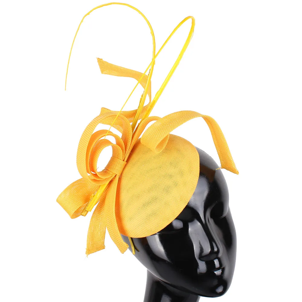 

Gorgeous Ladies Wedding Fascinator Hair Clip Women Party Event Headpiece Occasion Formal Fedora Cap Hoops Hair Bands Accessories