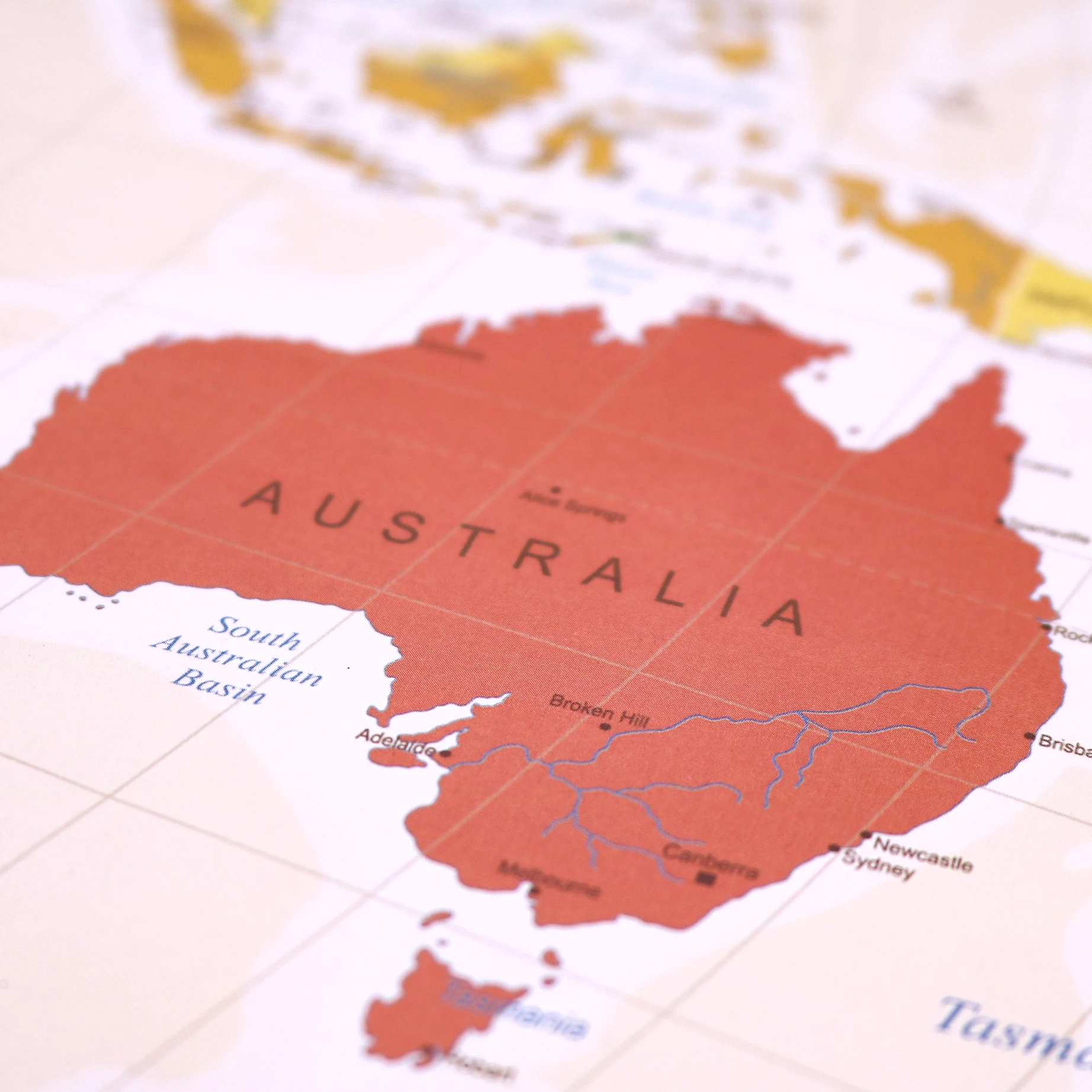 Карта мира морская карта океана Винтажный стиль постер Ретро картина бар паб