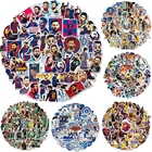 Наклейки в виде звезд игры НБА, баскетбола, футбола, регби, 50 шт.