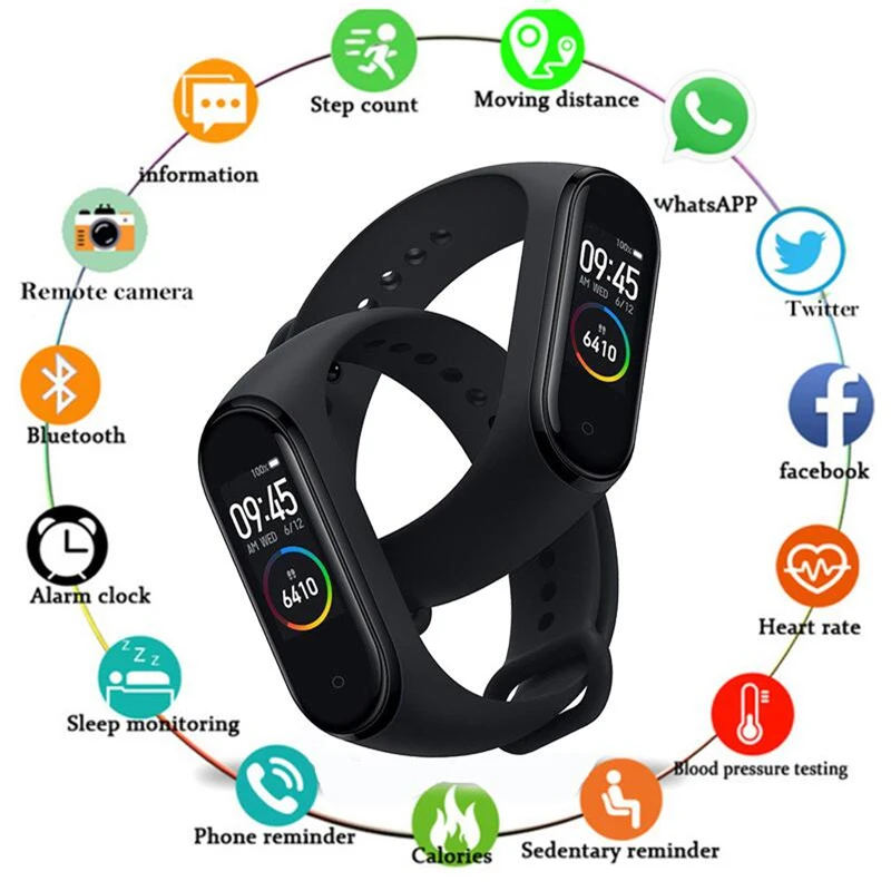 IMIDO модные M4 Смарт спортивные часы IP67 Водонепроницаемый пульсометр кровяное