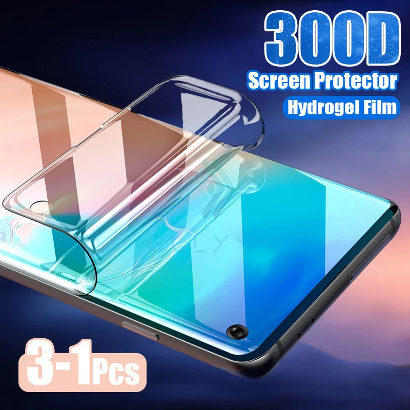 3 1 шт Гидрогелевая пленка на экран протектор для Samsung Galaxy M31 A41 M21 A51 A71 A81 A01 защита