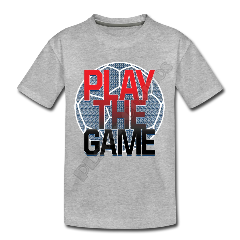 

Play The Game Soccer T-Shirt 3D All Over Printed Kids t shirts Boy For Girl Funny Animal Summer Short Sleeve 03