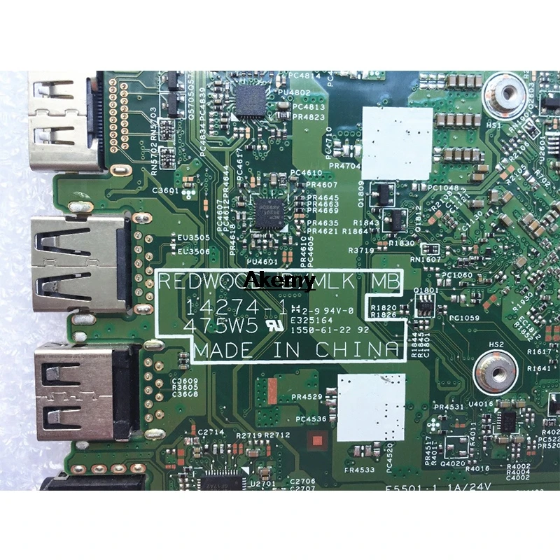 

N3700 11-3152 motherboard CPU 14274-11 1 For DELL Inspiron 3152 Laptop Motherboard testado 100% de trabalho