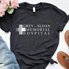 Женская футболка Grey слоань, с коротким рукавом, для больницы