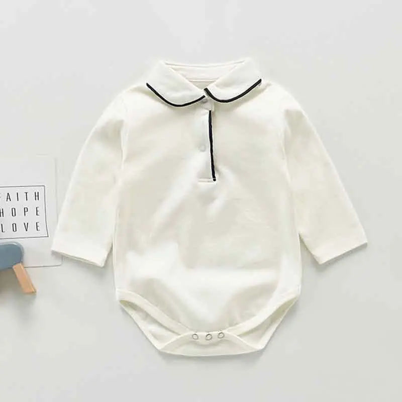 

Baby Boy Bodysuit Baby's Korean version Cotton Bodysuit Clothes Baby Spring Autumn Long Sleeve Jumpsuit