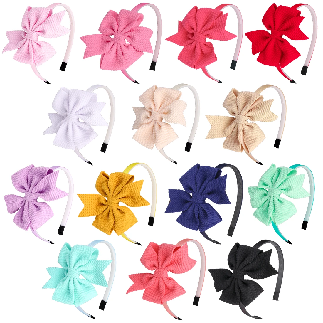 1 шт. повязка на голову с бантом из ленты для девочек детские милые аксессуары