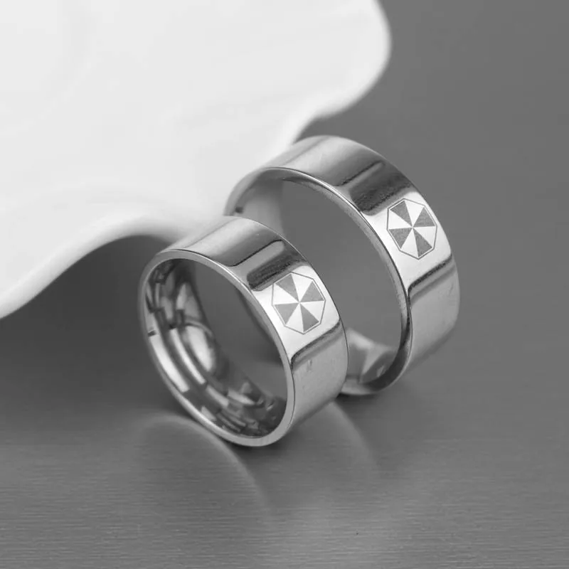 Кольца корпорации Амбрелла Biohazard серебряного цвета ювелирные изделия для мужчин